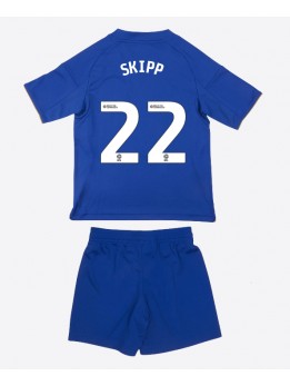 Leicester City Oliver Skipp #22 Replika Hemmakläder Barn 2025-26 Kortärmad (+ byxor)